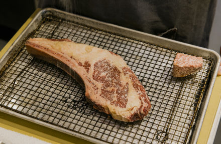 Chef Amos Watts prepares a 10-year-old ribeye at Corrida in Boulder. JAMES STUKENBERG FOR THE WALL STREET JOURNAL SAVE SHARE TEXT 108